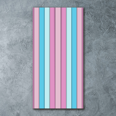 Wall art acrylic Colorful stripes