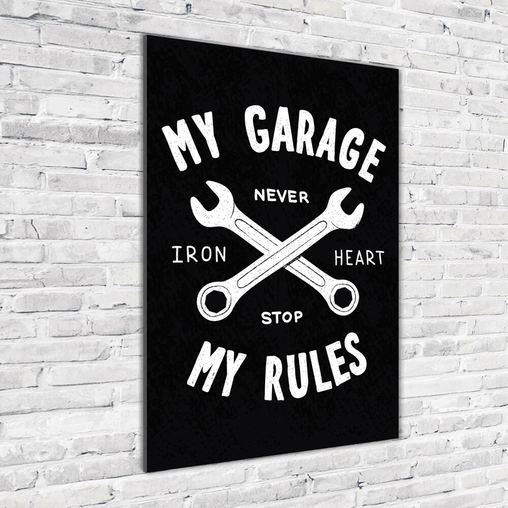 Acrylic wall art My garage