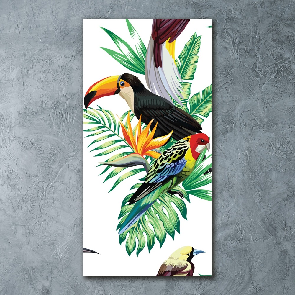 Acrylic print Tropical birds