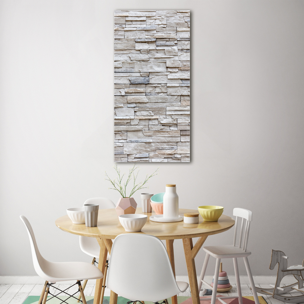 Print on acrylic Stone wall