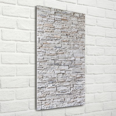 Print on acrylic Stone wall