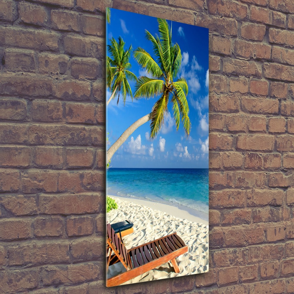 Acrylic print Tropical beach