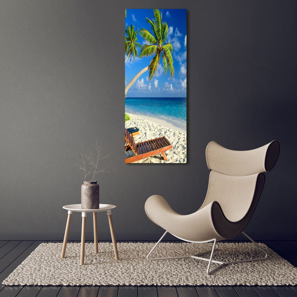 Acrylic print Tropical beach