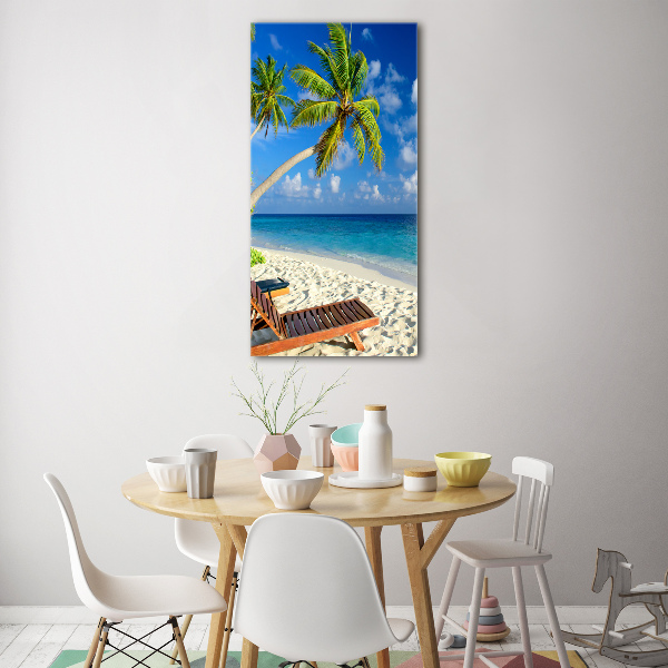 Acrylic print Tropical beach