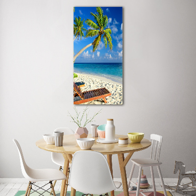 Acrylic print Tropical beach