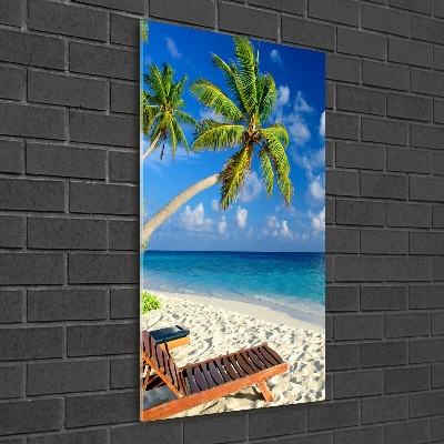 Acrylic print Tropical beach