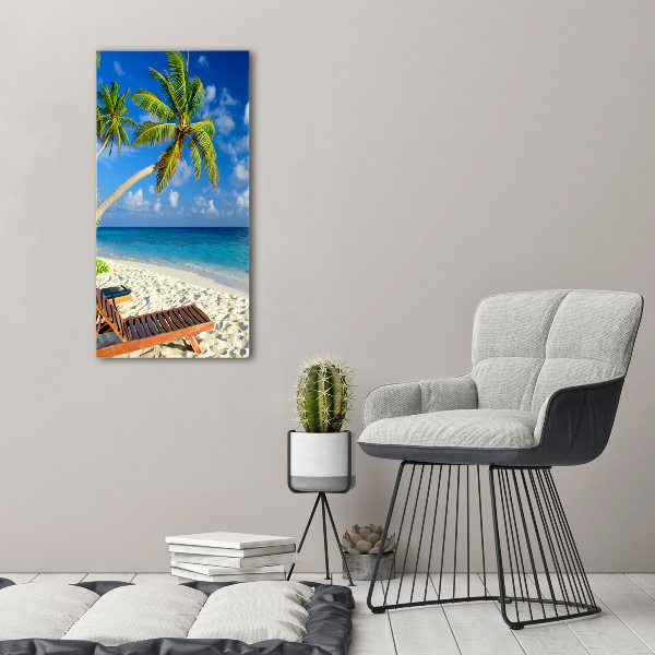 Acrylic print Tropical beach