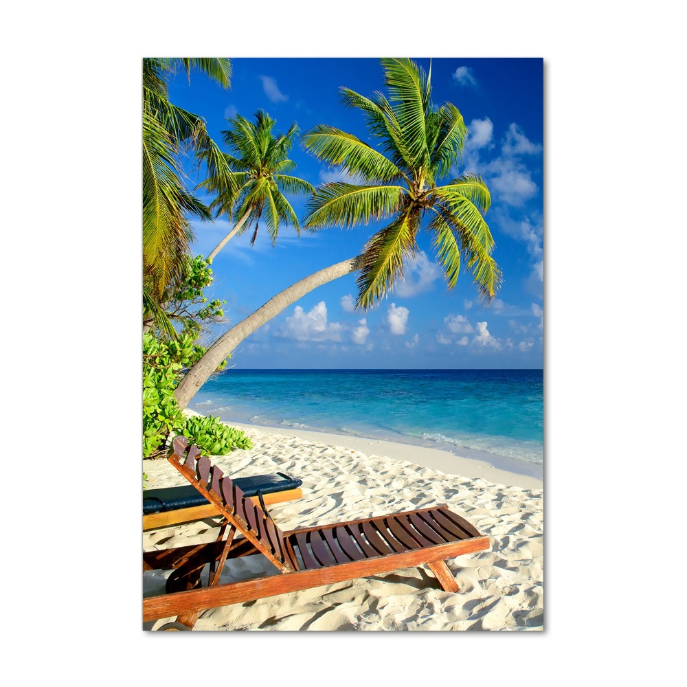 Acrylic print Tropical beach