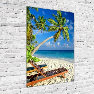 Acrylic print Tropical beach