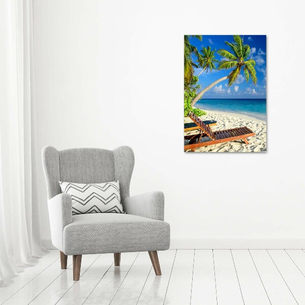 Acrylic print Tropical beach