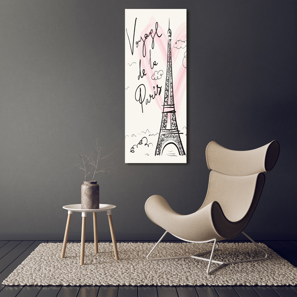 Acrylic wall art Eiffel Paris tower