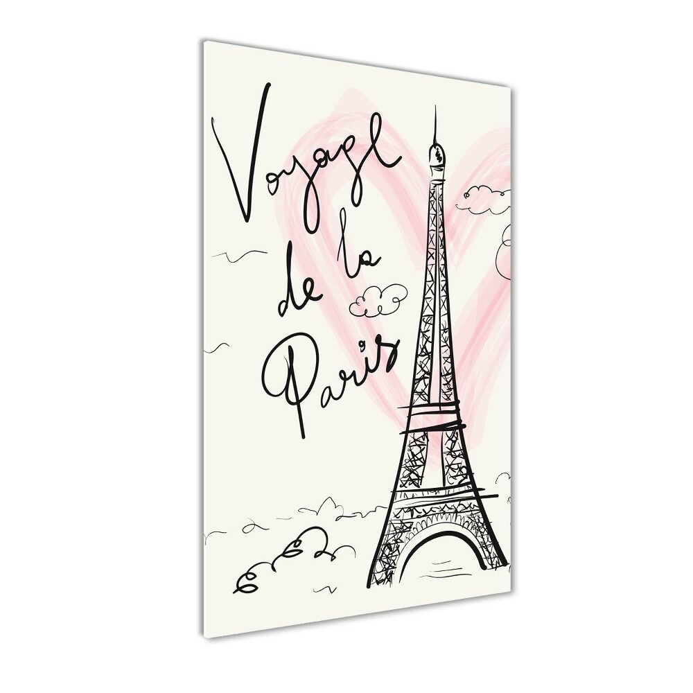 Acrylic wall art Eiffel Paris tower