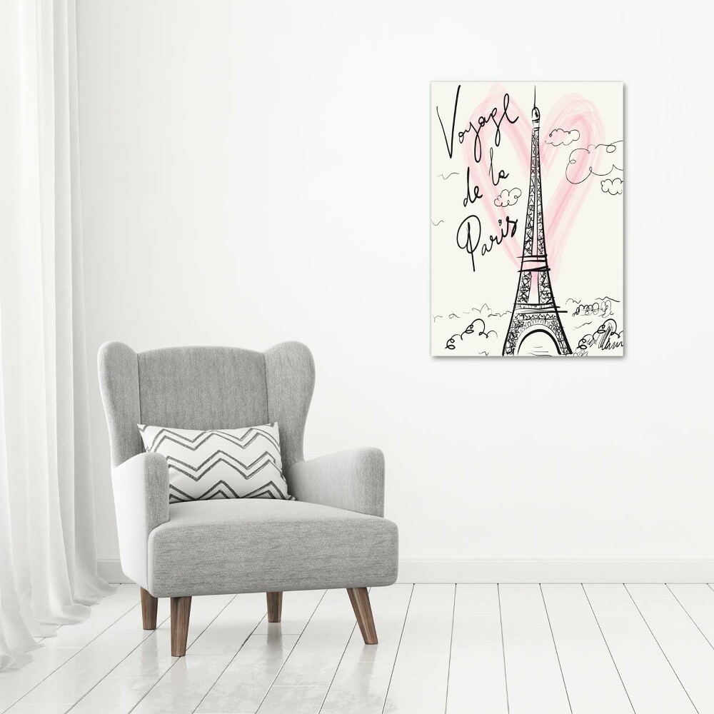 Acrylic wall art Eiffel Paris tower