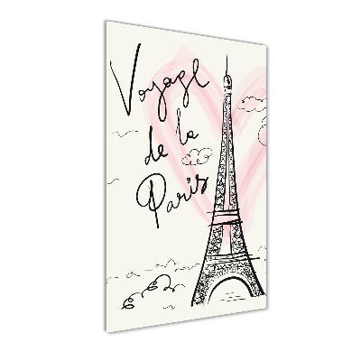 Acrylic wall art Eiffel Paris tower