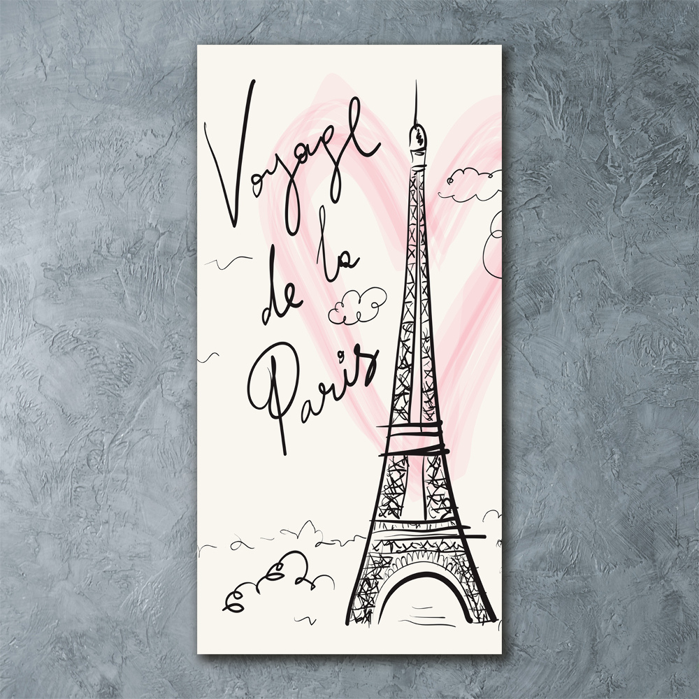 Acrylic wall art Eiffel Paris tower