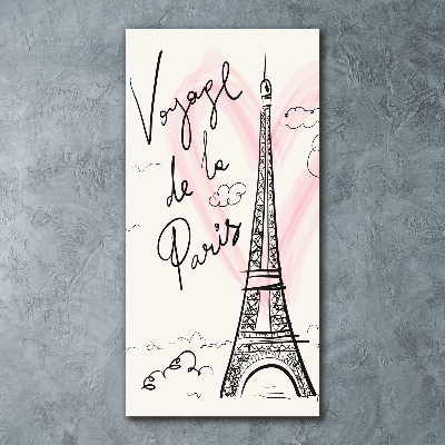 Acrylic wall art Eiffel Paris tower