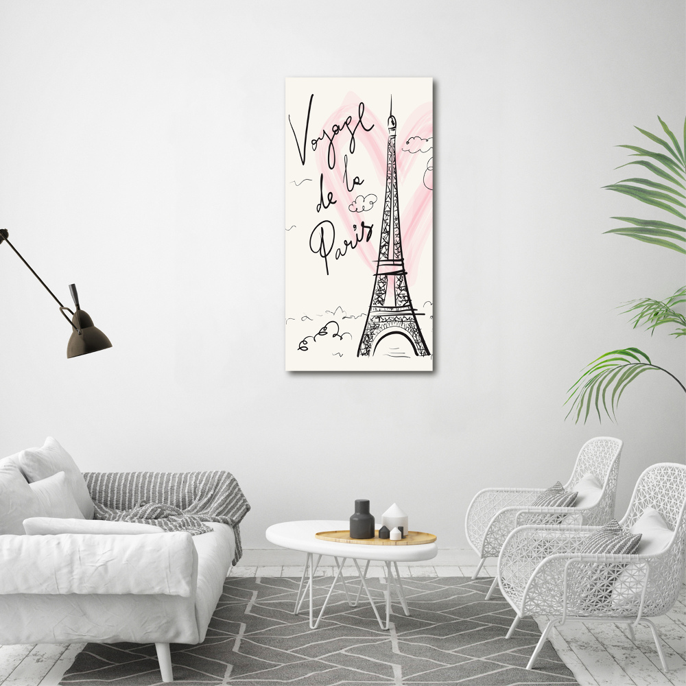 Acrylic wall art Eiffel Paris tower