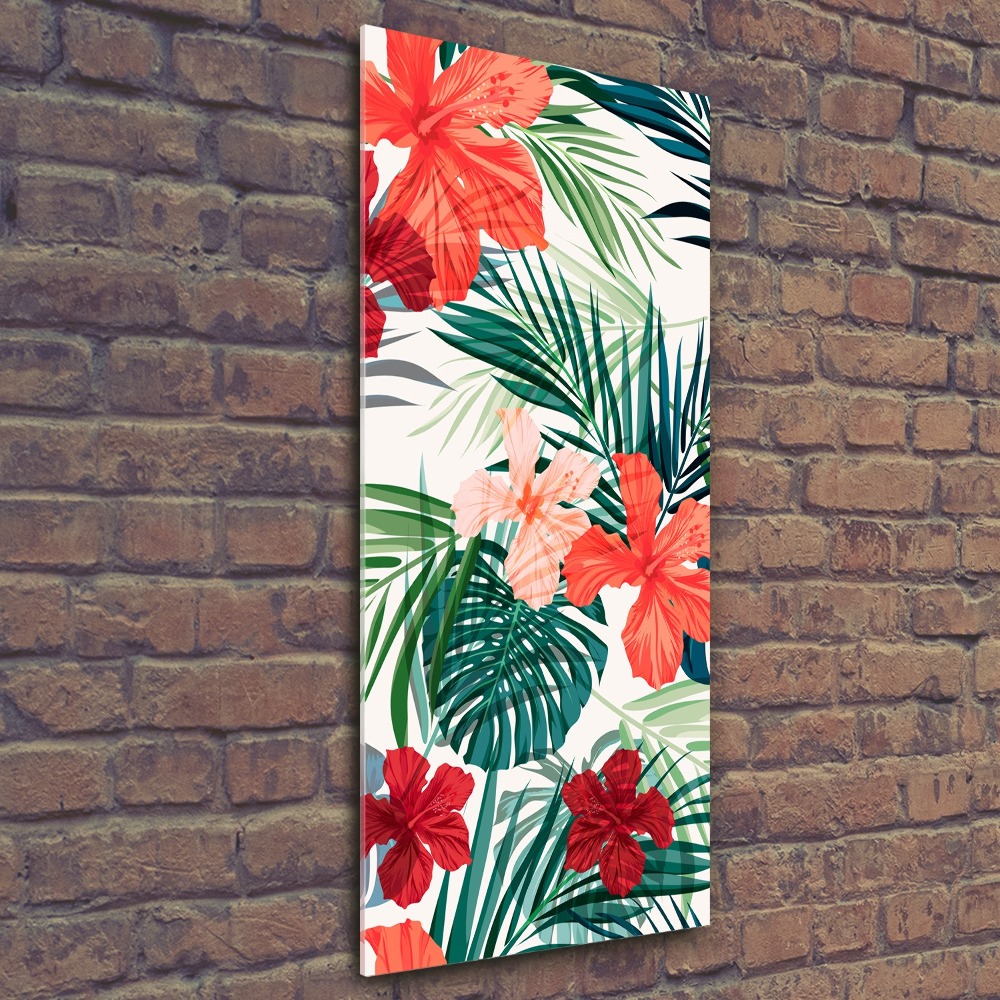 Print on acrylic Hawaiian flowers