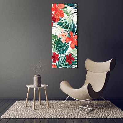 Print on acrylic Hawaiian flowers