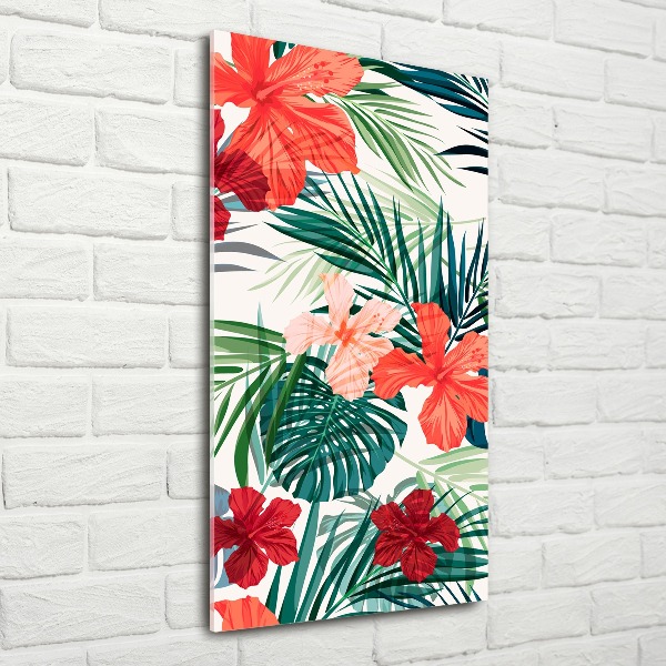 Print on acrylic Hawaiian flowers