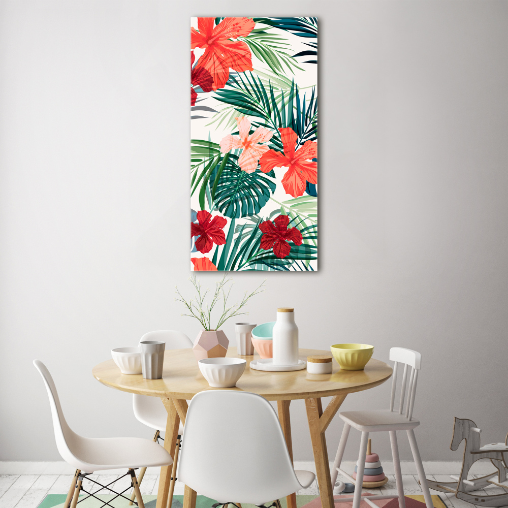 Print on acrylic Hawaiian flowers