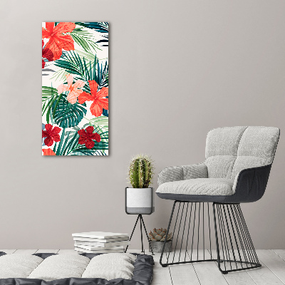 Print on acrylic Hawaiian flowers