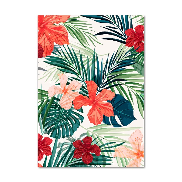 Print on acrylic Hawaiian flowers