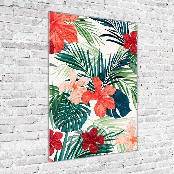 Print on acrylic Hawaiian flowers