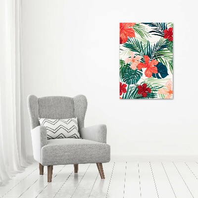 Print on acrylic Hawaiian flowers