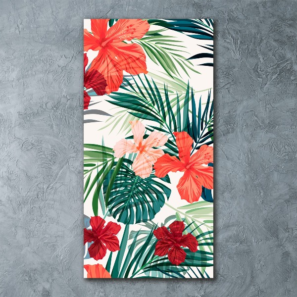 Print on acrylic Hawaiian flowers