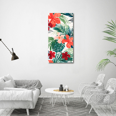 Print on acrylic Hawaiian flowers