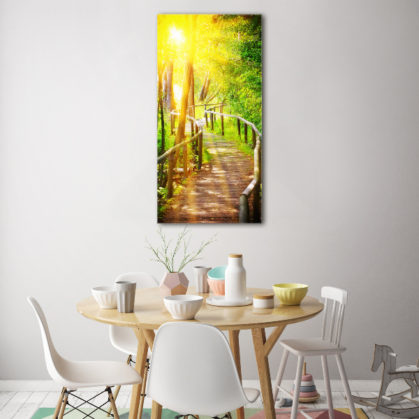 Print on acrylic Path in the forest