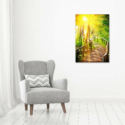 Print on acrylic Path in the forest