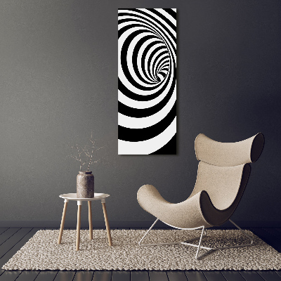 Wall art acrylic Striped spiral