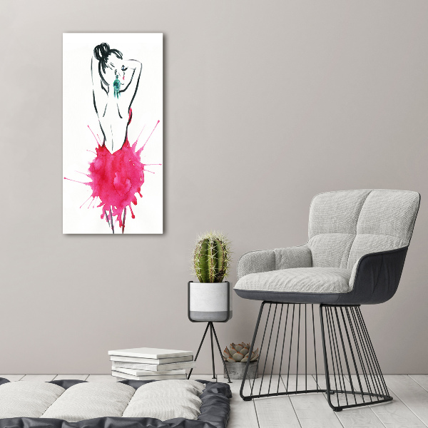 Wall art acrylic Fashion illustration