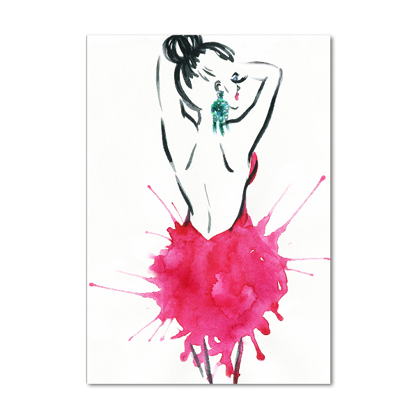 Wall art acrylic Fashion illustration