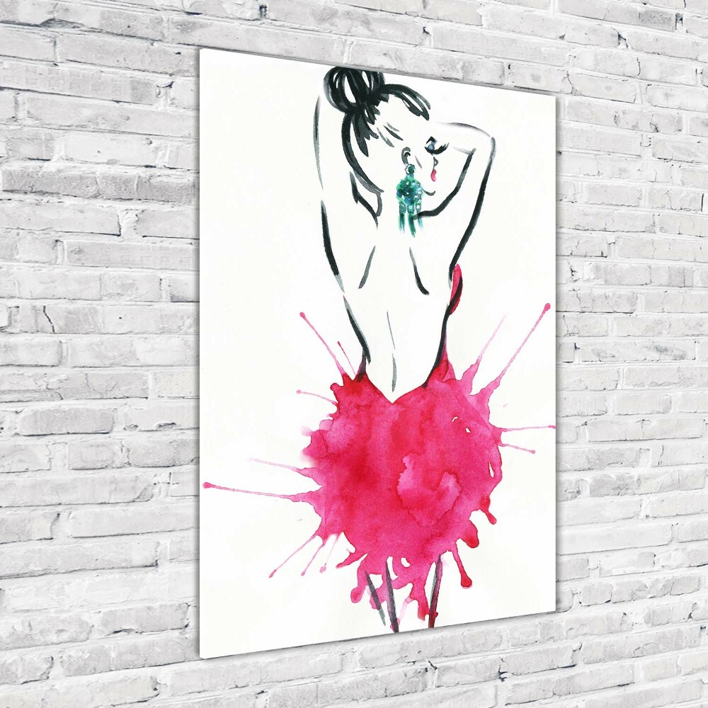 Wall art acrylic Fashion illustration