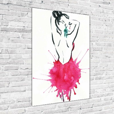 Wall art acrylic Fashion illustration