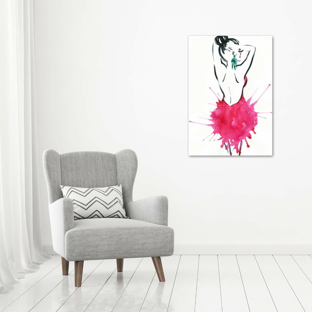 Wall art acrylic Fashion illustration