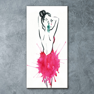 Wall art acrylic Fashion illustration