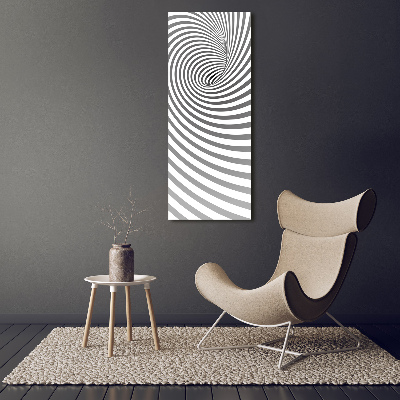 Acrylic wall art Striped spiral