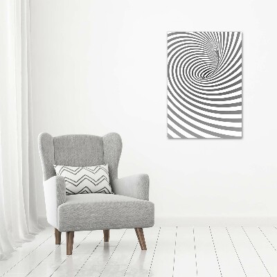 Acrylic wall art Striped spiral