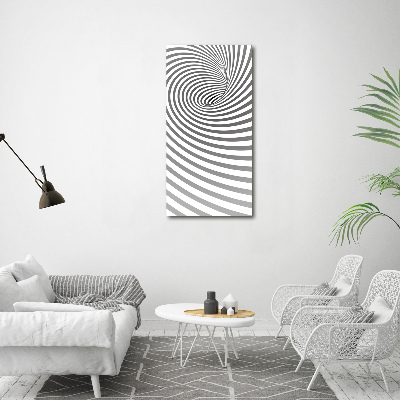 Acrylic wall art Striped spiral