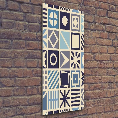 Print on acrylic Geometric background