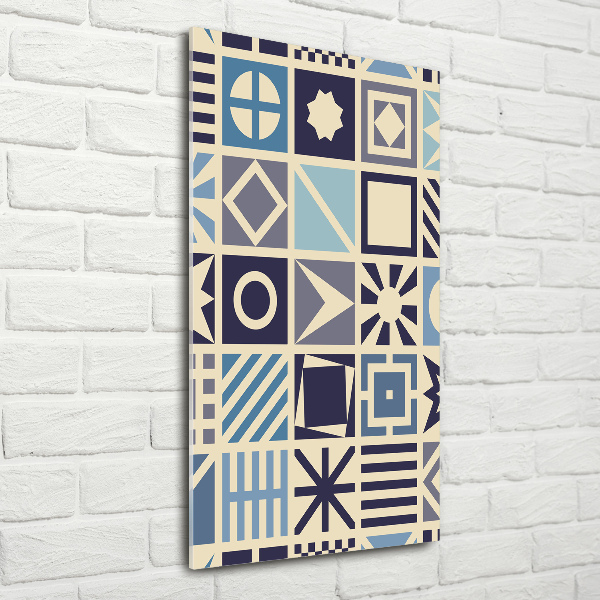 Print on acrylic Geometric background