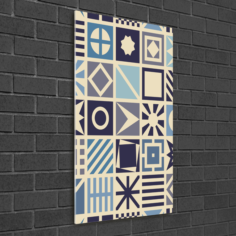 Print on acrylic Geometric background