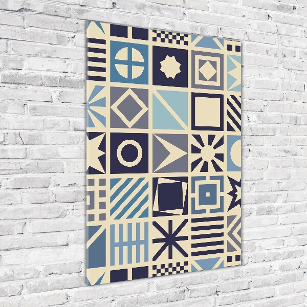 Print on acrylic Geometric background