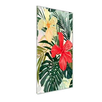 Acrylic print Hawaiian flowers