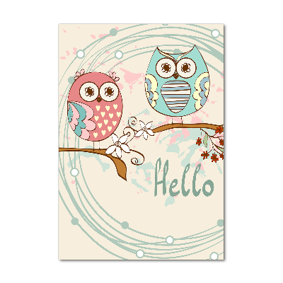 Print on acrylic Owls