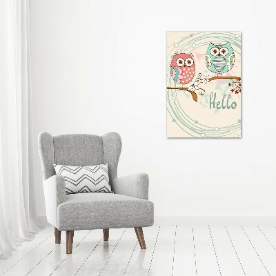 Print on acrylic Owls